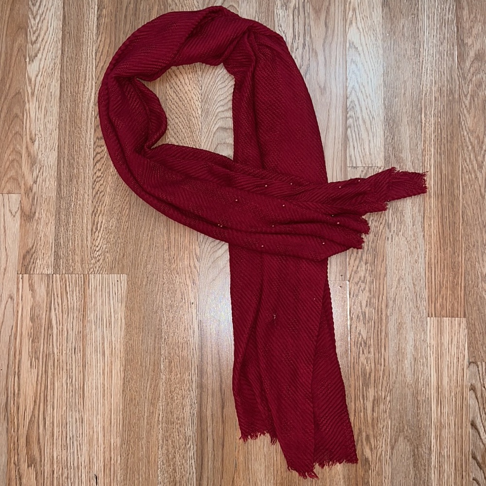 Burgundy Red Hijab Scarf NWOT